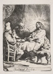La cena a Emmaus (piccolo disco)