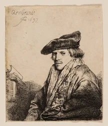 Giovane uomo con berretto di velluto (Petrus Sylvius?)
