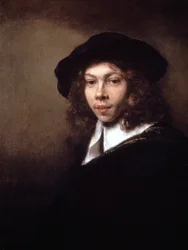 Giovane con un Cappello Nero, 1666