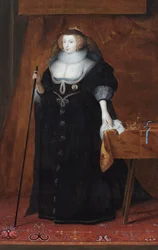 Ritratto di Frances Howard, duchessa di Richmond e Lennox (olio su tavola)