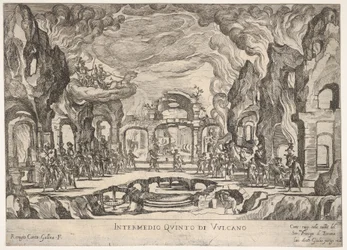 Intermezzo quinto di Vulcano, dalla serie Sette Intermezzi