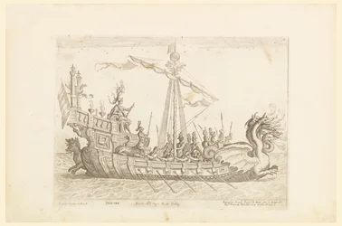 Hercole barca del Sig. Nicolo Cimenes, dalle Navi degli Argonauti per la celebrazione del matrimonio di Cosimo de