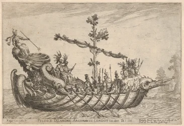 Peleo e Talamone, dalla serie Vasi degli Argonauti, per la celebrazione del matrimonio..., 1608