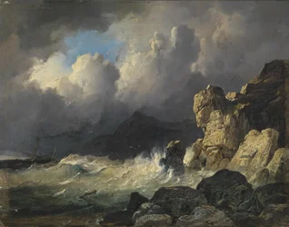 Costa tempestosa