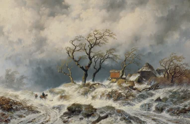 Paesaggio invernale olandese (neve)