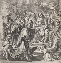 Cambise punisce il giudice ingiusto Sisamnes, ca. 1630-80