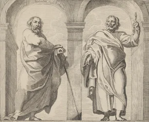 Santi Pietro e Paolo in un vestibolo