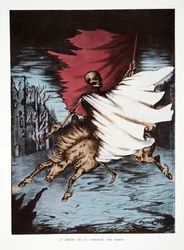 Le Départ de la Commune, da Histoire de la Troisieme Republique, Vol. I, l