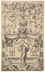 Pannello con figura di Saturno, tavola 1, ca. 1550-65