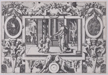 I figli di Medea e Giasone danno a Creusa il dono fatale, 1563