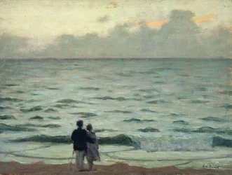 Raffica di Vento, Tramonto a Cabourg, c.1937