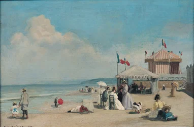 La spiaggia di Cabourg