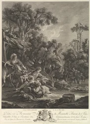 Les Villagois à la Pêche