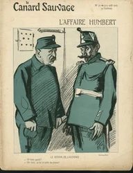 Illustrazione di Hermann-Paul per la copertina di Le Canard Sauvage, n. 21