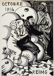Ottobre 1914, Reims - in “Calendar of War” ed. 1916