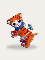 Gattino a molla