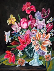 Bouquet floreale dai colori vivaci