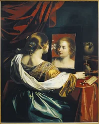 Vanità o Giovane donna alla sua toilette