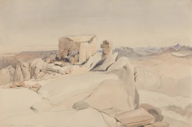 La Vetta del Monte Sinai o Jebel Musa, 1840