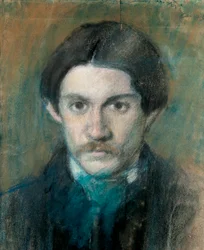 Ritratto del pittore spagnolo Pablo Picasso