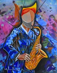 Sassofonista jazz d