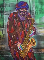 Musicista jazz dai mille colori
