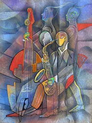 Spettacolo di jazz cubista