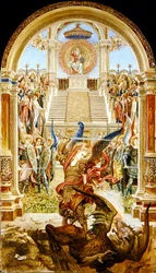 San Michele che uccide il drago