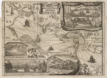 Mappa idrografica del Golfo Persico