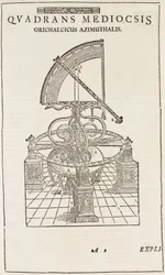 Quadrante di Tycho Brahe (invertito), c 1577