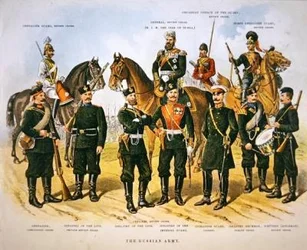 L’esercito russo, circa 1890