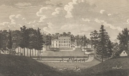 Bradborne, vicino a Sevenoke, nella contea di Kent, da The History of Edward Hasted