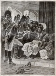 Sri Vikrama Rajasinha, re di Kandy (Sri Lanka) deposto dagli inglesi nel 1815. 1924 (illustrazione)