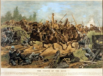 La presa dei cannoni, 1914