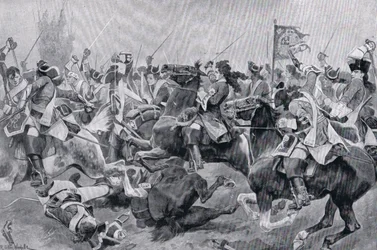 La battaglia di Malplaquet, c.1910