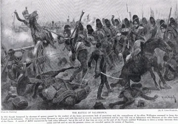 La Battaglia di Salamanca, illustrazione da 