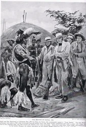 I britannici nel Natal nel 1824, illustrazione da 