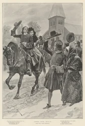 Uscendo dalla chiesa
