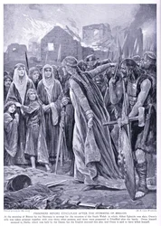 Prigionieri davanti alla regina Ethelred, anni 