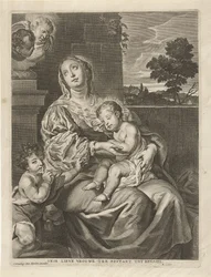 Madonna con Bambino dormiente e Giovanni Battista
