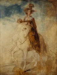 Ritratto equestre di una signora, detta Lady Elizabeth Foster