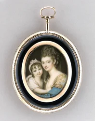 Ritratto di una Madre e Figlia, c.1765-70