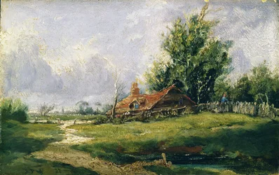 Paesaggio, 1837 circa (olio su tavola)