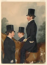 Ritratto di Sir George Wombwell e dei Suoi Fratelli
