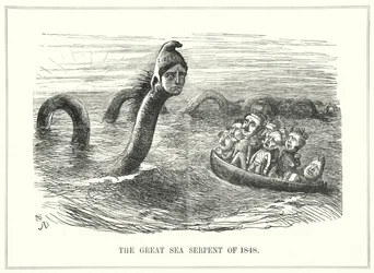Cartone di Punch: Rivoluzioni del 1848