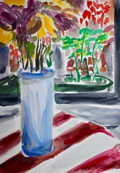 Vaso Blu e Fioriera, 2015