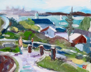 Baia di San Francisco da Tiburon, 2020