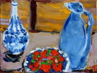 Natura morta con fragole