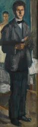 Autoritratto con una tavolozza, 1906-1907