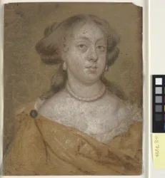 Ritratto di una signora con orecchini